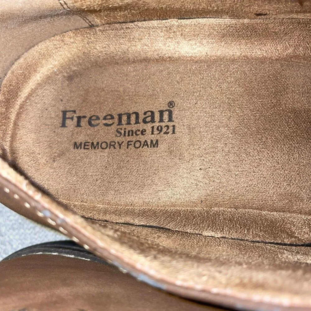 Freeman Men’s Casual Shoes Size 11 M Brown Leather Going Out Party